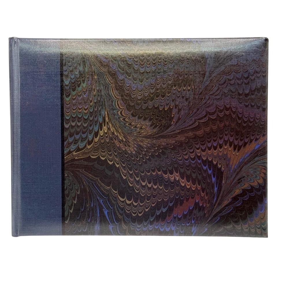 NEW Vintage 1996 Hallmark Marbled Visitor Guest Book Register Peggy Skycraft